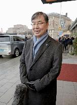 Japanese Nobel laureate Sakaguchi in Stockholm