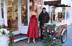 Blake Lively at Stone Clover Lane Store in New York