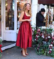 Blake Lively at Stone Clover Lane Store in New York