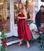 Blake Lively at Stone Clover Lane Store in New York