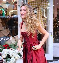 Blake Lively at Stone Clover Lane Store in New York