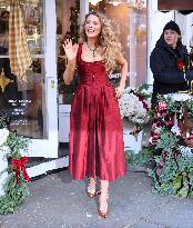 Blake Lively at Stone Clover Lane Store in New York