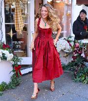 Blake Lively at Stone Clover Lane Store in New York