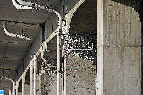 Aftermath of strong earthquake in Aomori Pref.