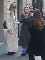 Chiara Ferragni Strolling in Fashion District - Milan