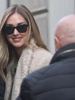 Chiara Ferragni Strolling in Fashion District - Milan