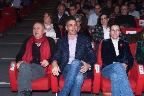 Pedro Sánchez and Pepe Álvarez take part in the event marking the centenary of the death of Pablo Iglesias Posse