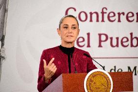 Mexico s President Claudia Sheinbaum Press Conference