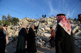Israeli Forces Demolished Palestinians Houses - Bethlehem