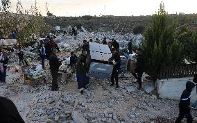 Israeli Forces Demolished Palestinians Houses - Bethlehem