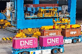 Shandong Port Foreign Trade Route