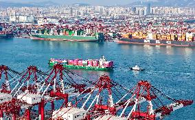 Shandong Port Foreign Trade Route