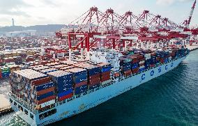 Shandong Port Foreign Trade Route