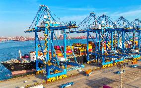 Shandong Port Foreign Trade Route