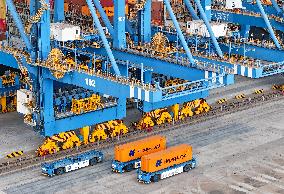 Shandong Port Foreign Trade Route