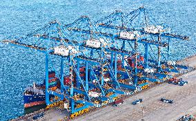 Shandong Port Foreign Trade Route