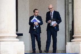 Weekly Cabinet Meeting - Paris