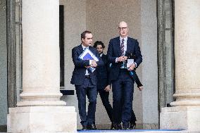 Weekly Cabinet Meeting - Paris