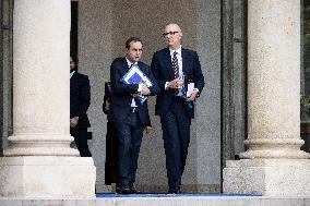 Weekly Cabinet Meeting - Paris