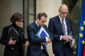 Weekly Cabinet Meeting - Paris