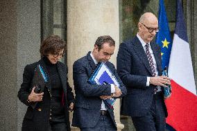 Weekly Cabinet Meeting - Paris