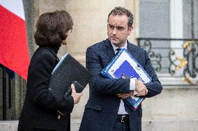 Weekly Cabinet Meeting - Paris