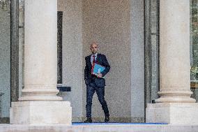 Weekly Cabinet Meeting - Paris