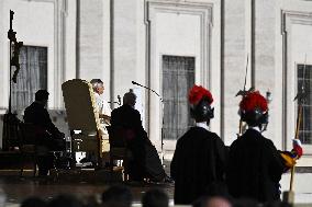 Pope Leo Leads The General Audience - Vatican