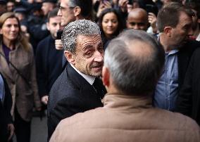 Nicolas Sarkozy at His First Book Signing for Le Journal D'un Prisonnier - Paris