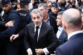 Nicolas Sarkozy at His First Book Signing for Le Journal D'un Prisonnier - Paris