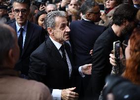 Nicolas Sarkozy at His First Book Signing for Le Journal D'un Prisonnier - Paris