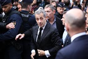 Nicolas Sarkozy at His First Book Signing for Le Journal D'un Prisonnier - Paris