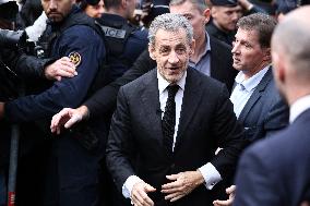 Nicolas Sarkozy at His First Book Signing for Le Journal D'un Prisonnier - Paris