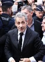 Nicolas Sarkozy at His First Book Signing for Le Journal D'un Prisonnier - Paris