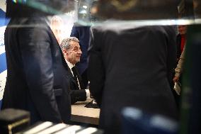 Nicolas Sarkozy at His First Book Signing for Le Journal D'un Prisonnier - Paris