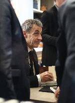 Nicolas Sarkozy at His First Book Signing for Le Journal D'un Prisonnier - Paris