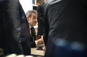 Nicolas Sarkozy at His First Book Signing for Le Journal D'un Prisonnier - Paris