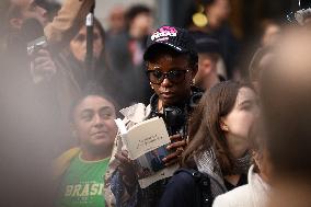 Nicolas Sarkozy at His First Book Signing for Le Journal D'un Prisonnier - Paris
