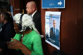 Nicolas Sarkozy at His First Book Signing for Le Journal D'un Prisonnier - Paris