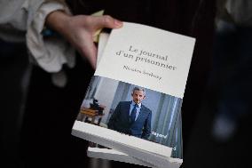 Nicolas Sarkozy at His First Book Signing for Le Journal D'un Prisonnier - Paris