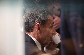 Nicolas Sarkozy at His First Book Signing for Le Journal D'un Prisonnier - Paris