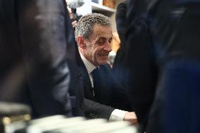 Nicolas Sarkozy at His First Book Signing for Le Journal D'un Prisonnier - Paris