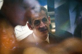 Nicolas Sarkozy at His First Book Signing for Le Journal D'un Prisonnier - Paris