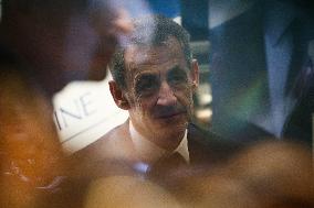 Nicolas Sarkozy at His First Book Signing for Le Journal D'un Prisonnier - Paris