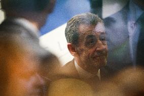 Nicolas Sarkozy at His First Book Signing for Le Journal D'un Prisonnier - Paris