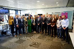 King Willem-Alexander Visits General Treasury Agency - The Hague