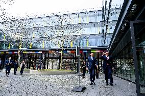 King Willem-Alexander Visits General Treasury Agency - The Hague