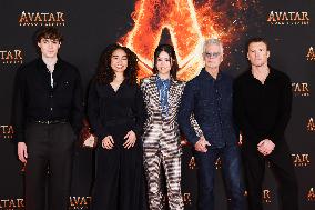 Avatar Fire and Ash Milan Premiere