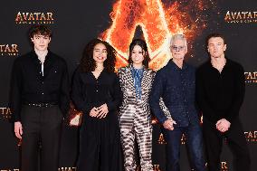 Avatar Fire and Ash Milan Premiere