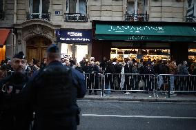 Nicolas Sarkozy at His First Book Signing for Le Journal D'un Prisonnier - Paris